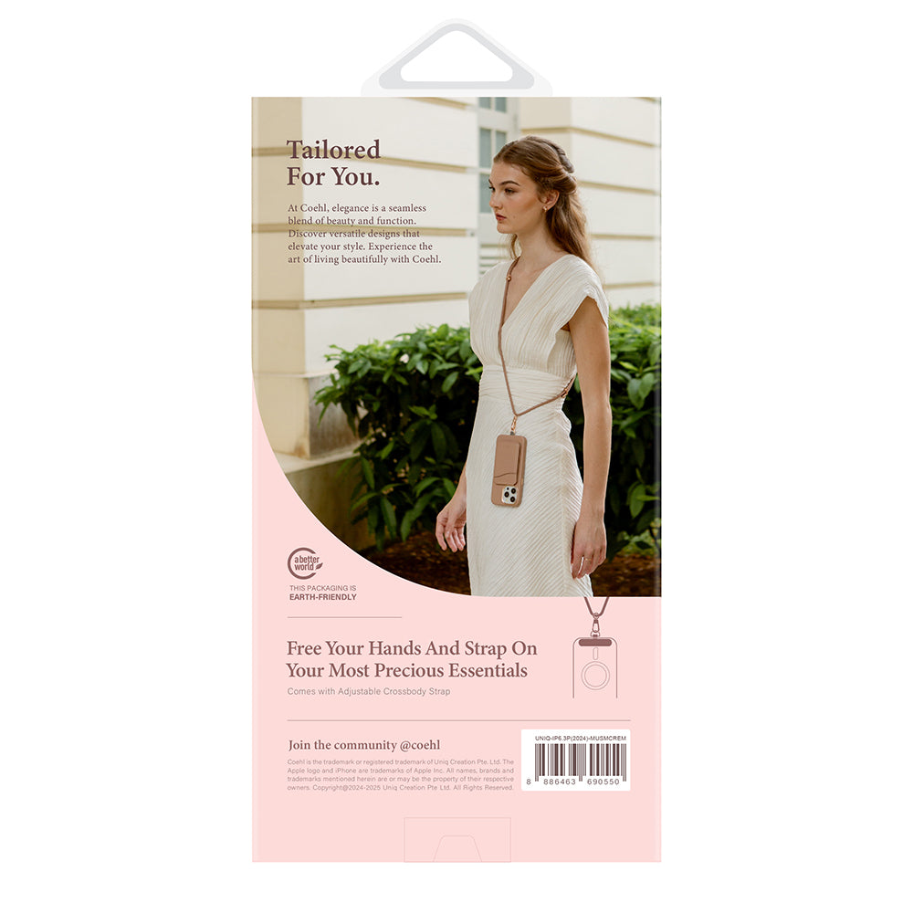 Coehl Muse iPhone 16 Pro M-safe Şarj Özellikli Soft Arka Yüzey Askı İpli Kılıf Coehl Muse iPhone 16 Pro M-safe Şarj Özellikli Soft Arka Yüzey Askı İpli Kılıf
